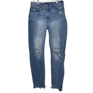 LUCKY BRAND | Women's Ava Skinny Fit Distressed Raw Hem Ankle Jeans | Size 6